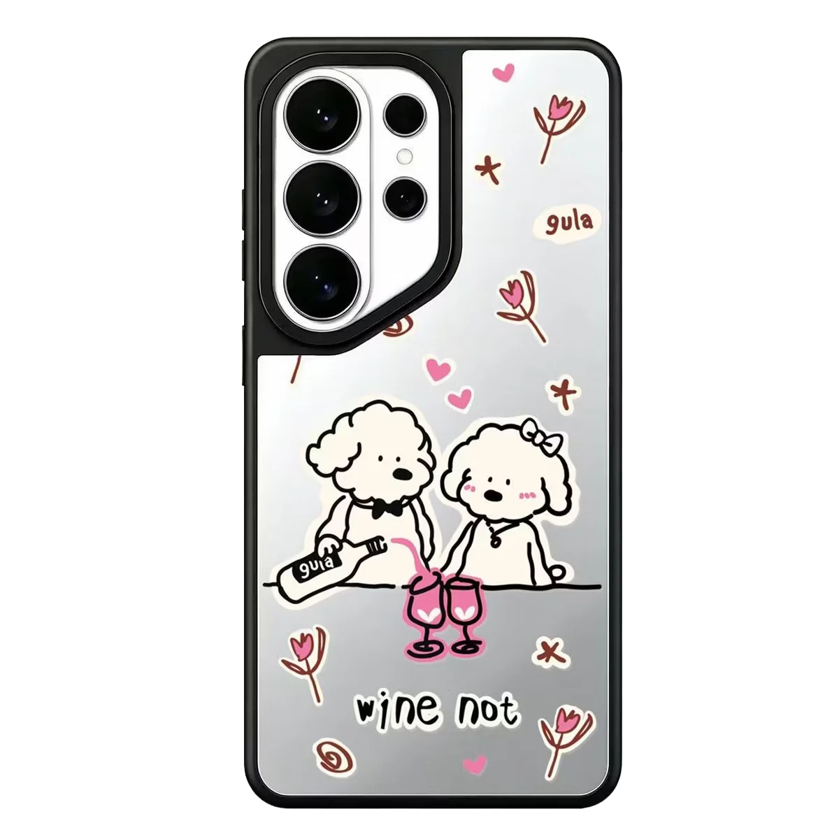 6081880 Mirror Magnetic Case: Compatible with Samsung Galaxy S23 U S24U S25 S26 Ultra S25+ S26 Plus Shell Quake mirror (no magsafe) for Galaxy S26 Plus