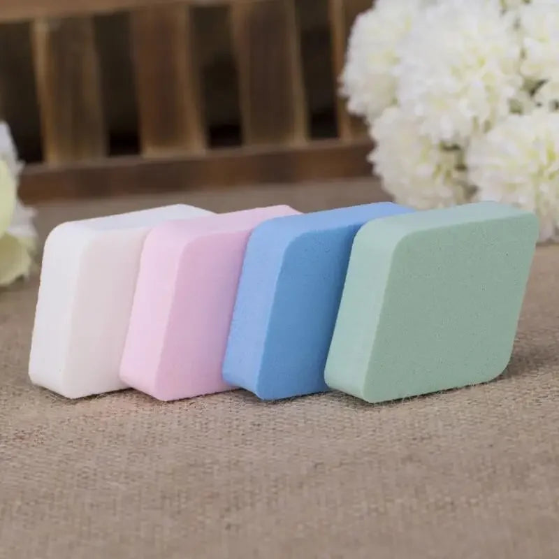 4pcs Diamond Sponge Puff Makeup Base Foundation Sponge Cosmetic Puff Powder Smooth Beauty Makeup Beauty Tool Quake