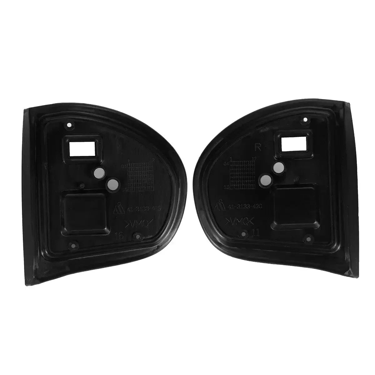 413131418 2038106976 2038103716 For Mercedes E C Class W211 W203 Car Rear View Mirror Gasket Rubber Seal Pads Black Rubber Auto Quake