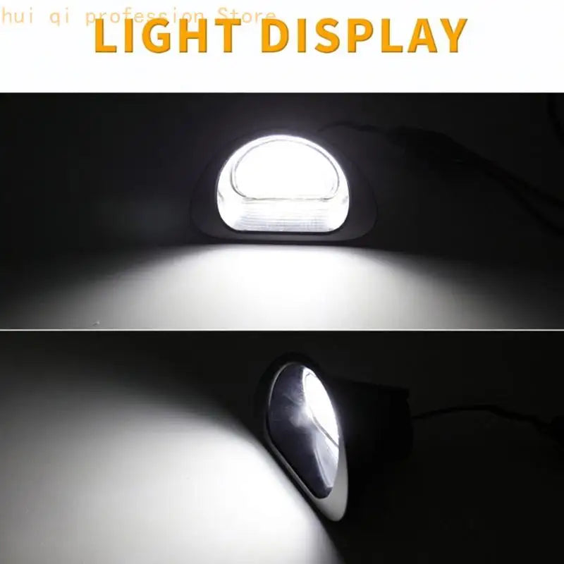 Upgrades Rear License Plate Light Assembly with ABS Housing for Plate Lighting H8WE Quake