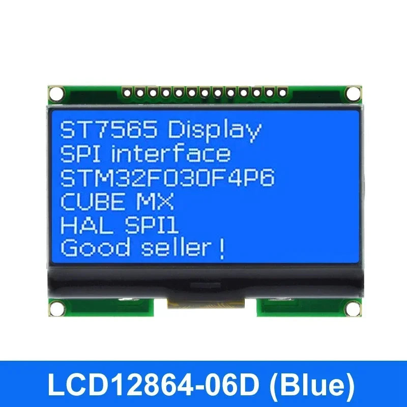 Lcd12864 12864-06D, 12864, LCD Module, COG, With Chinese Font, Dot Matrix Screen, SPI Interface Quake