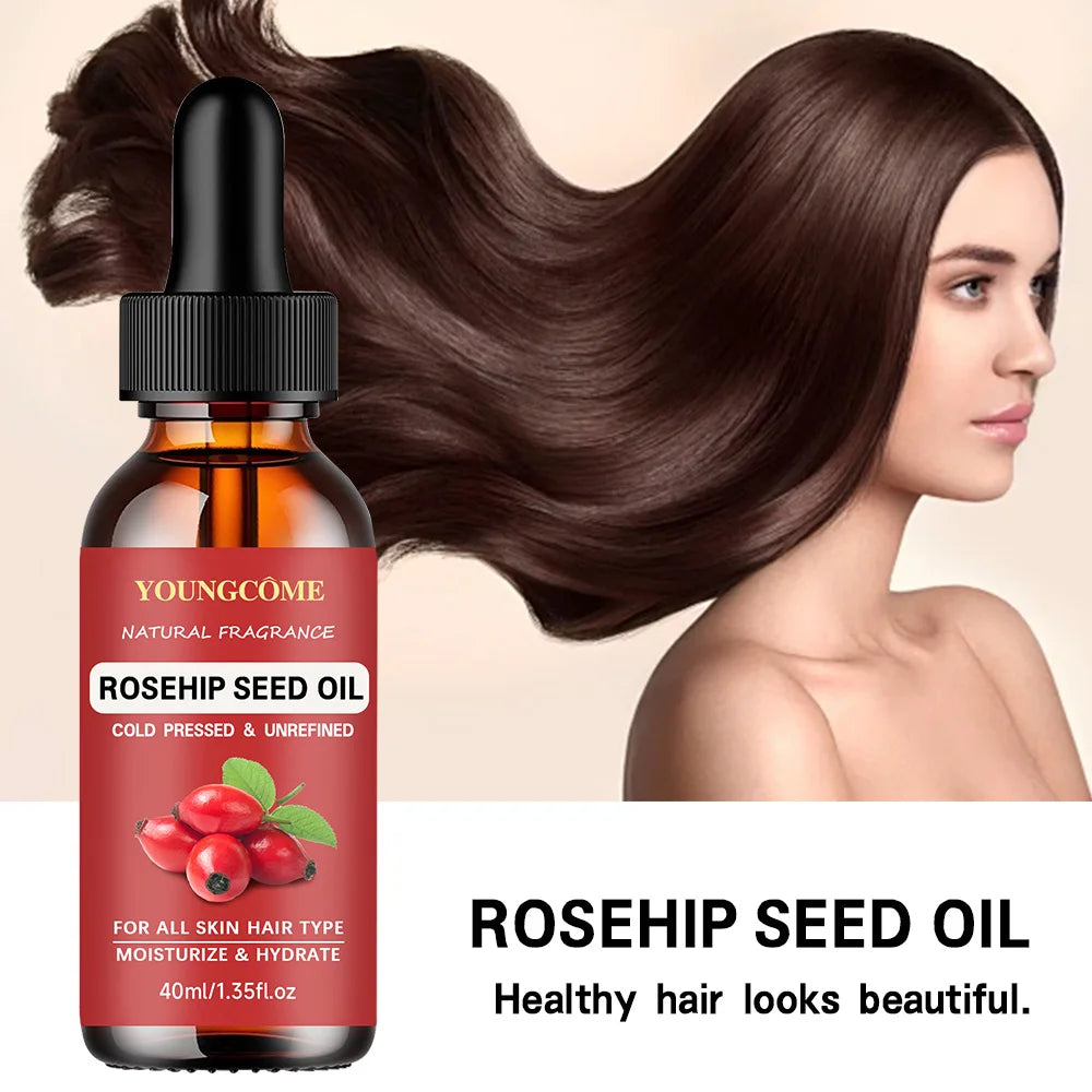 40/60ml Rose Essential Oil Pure Essential Oil Aromatherapy Skin Care Single Essential Oil Fragrance Oil for Woman Quake