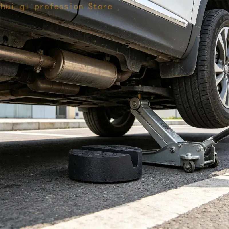 Thick Rubber Jacks Support Pad Lifting Base for Increased Ground Clearance in Vehicle Repair Workshops H8WE Quake