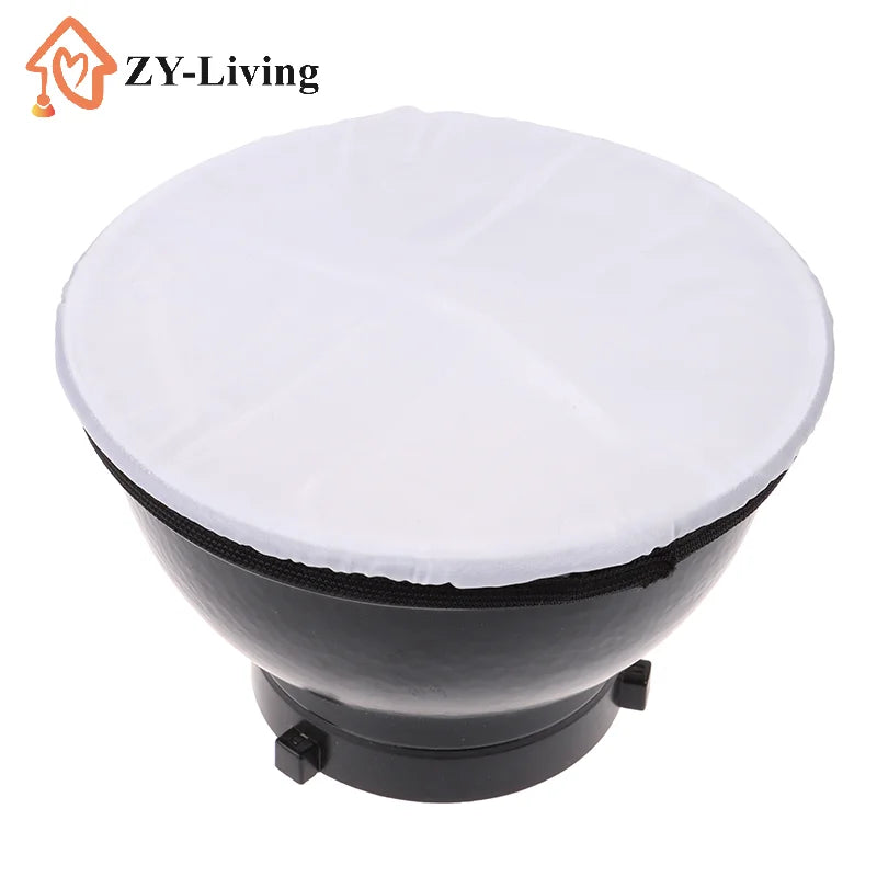 1Pcs Photography Light Soft Diffuser Cloth for 18CM Standard Studio Strobe Reflector Quake