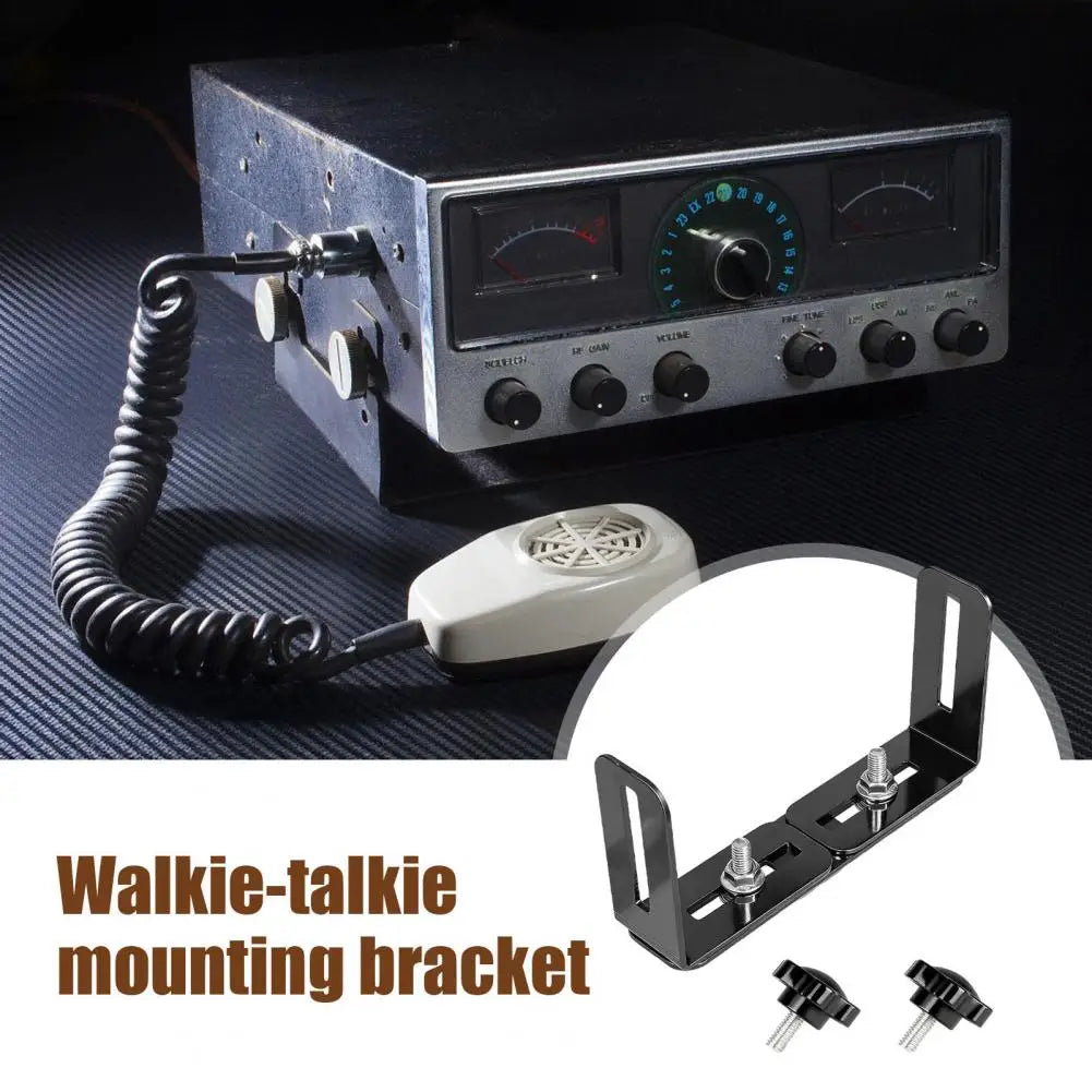 Universal Radio Mounting Bracket Universal Radio Mount Bracket Adjustable 6-10 Inch Heavy Duty Vehicle for Scanner for Trucks Quake
