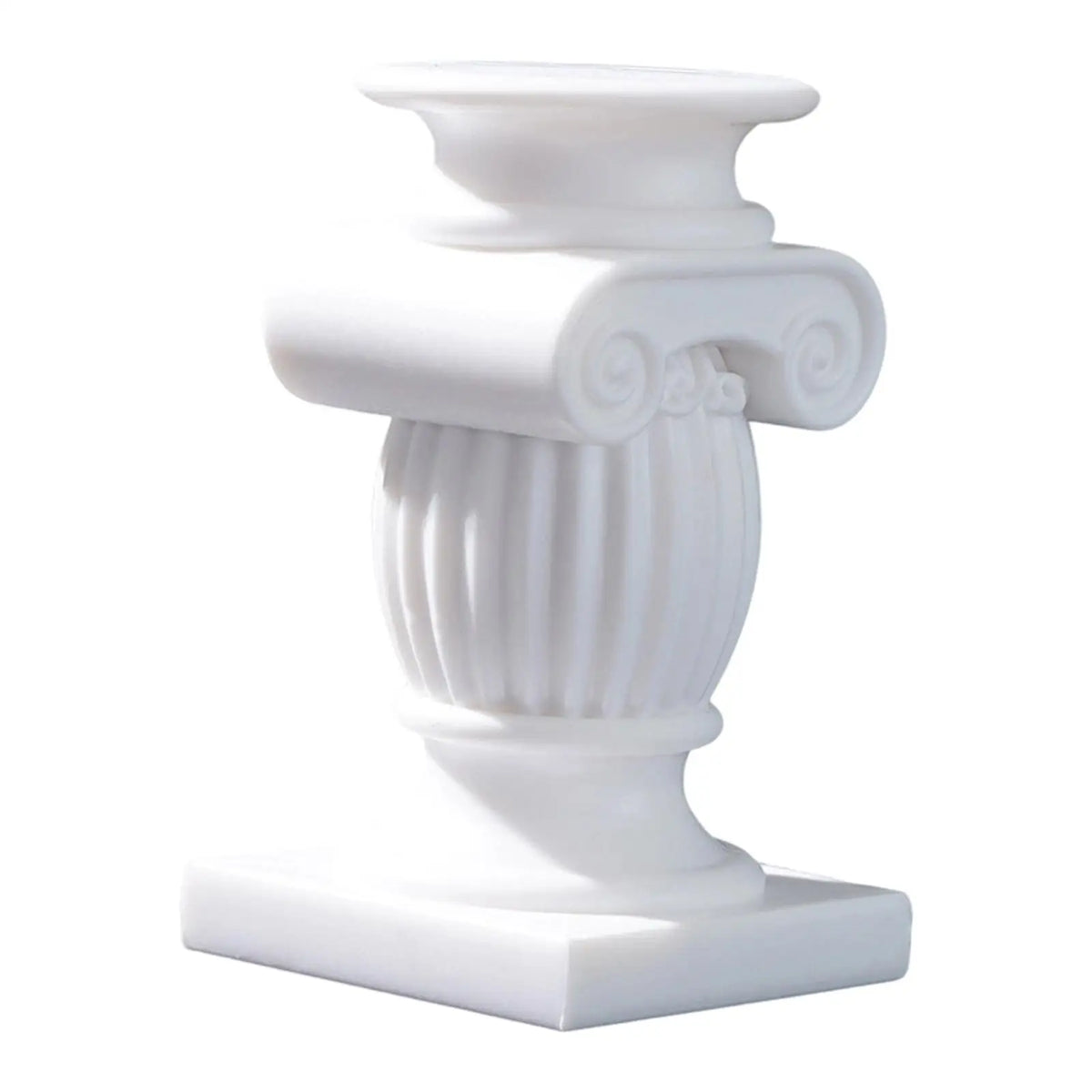 Greek Pillar Candle Stand Vintage Resin Candlestick Statue Art Deco Candle Holder for Luxury Room Decoration and Table Center Quake