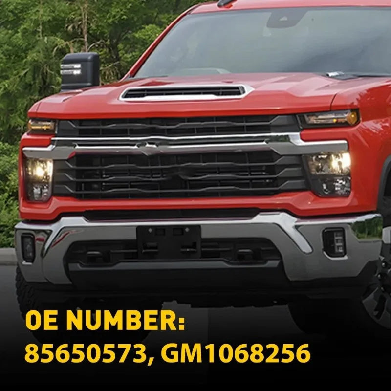 For Chevrolet Silverado 2500 3500 HD 2024-2025 85650573 GM1068256 Car Front Bumper License Plate Bracket Frame Mounting Holder Quake