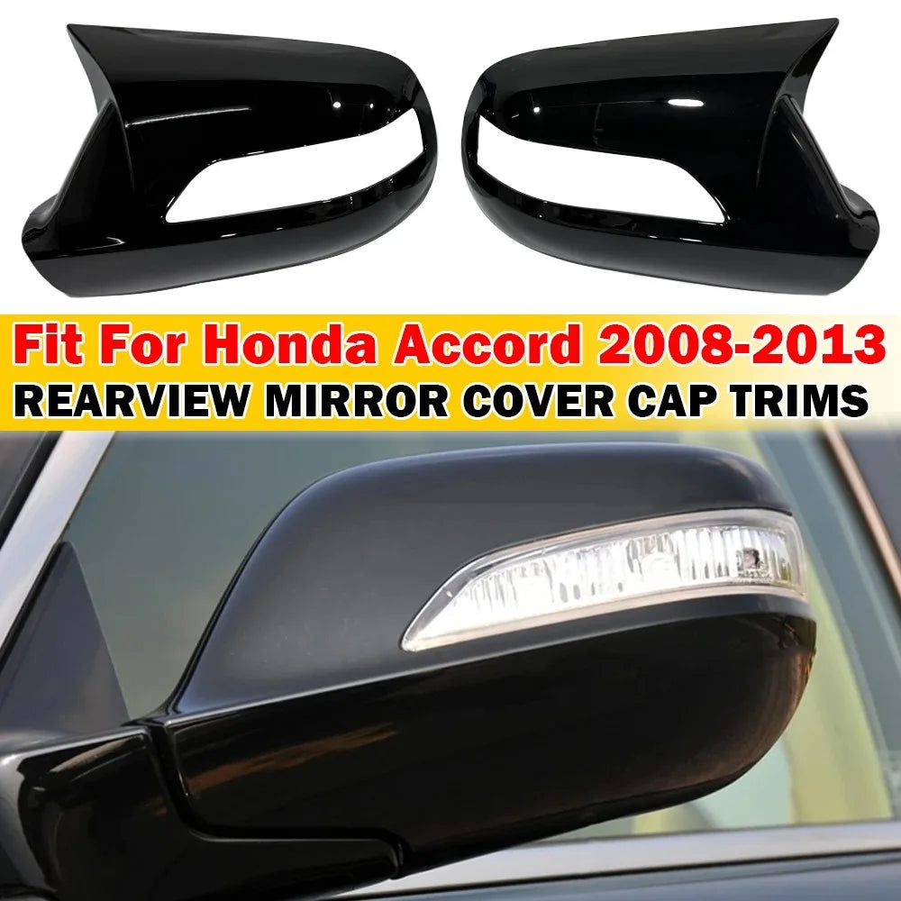 For Honda Accord 2008-2013 Car Sticker Rearview Side Mirror Cover Wing Cap Exterior Case Trim Accessories Vehicle Decoration Quake