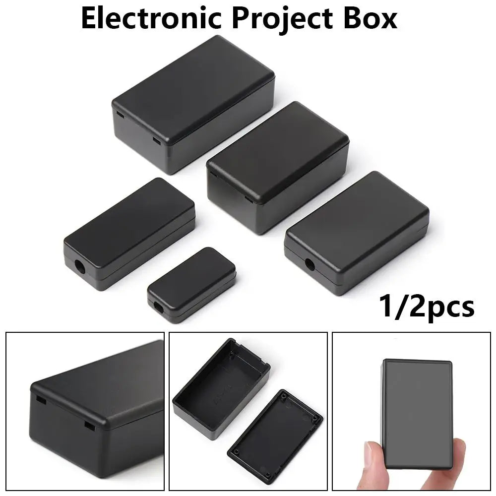 1/2pcs Hot High Quality DIY Enclosure Boxes Electronic Project Box Instrument Case Waterproof Cover Project Quake