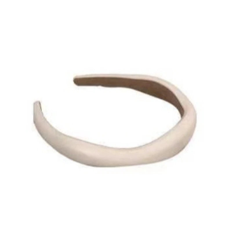 1PC Vintage Simple Solid Wavy Hair Hoop French Elegant Headband Fashion Women Styling Hairband Daily Commute Hair Accessory Quake