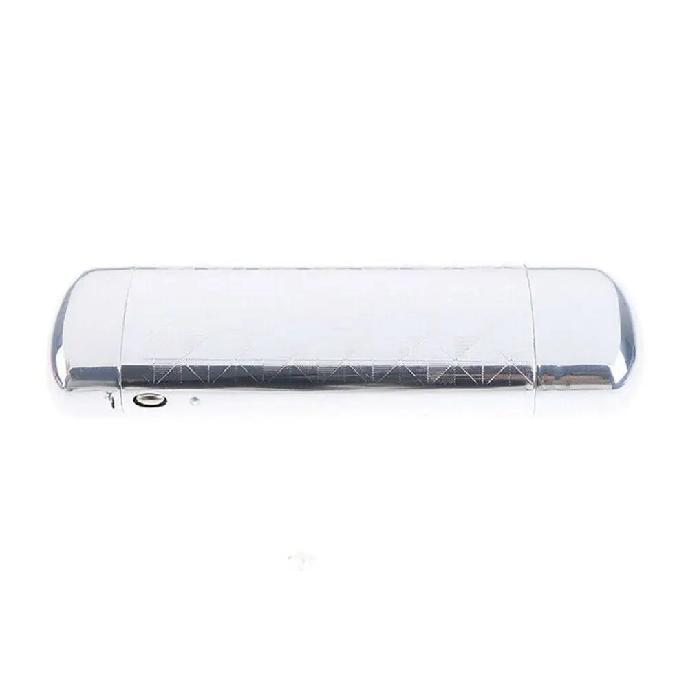 Vintage Hard Metal Glasses Box Capsule Flip Metal Eyeglasses Case Superior Aluminum Portable Eyeglasses Accessories Quake Silver