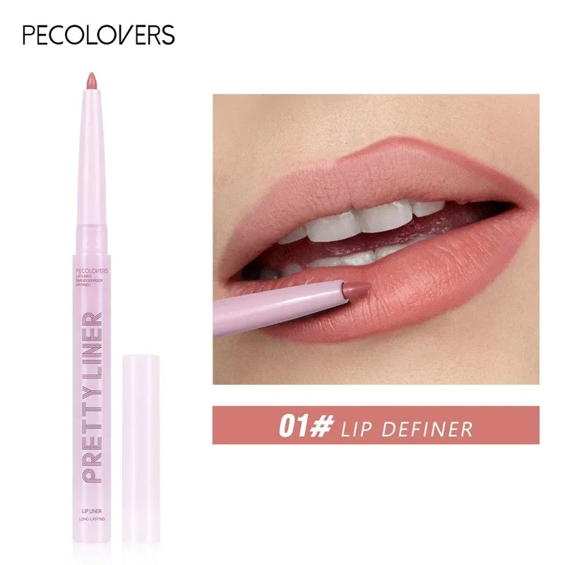 Purple Lip Line Pen Waterproof, Pollution -proof, Durable, Will Not Drop, Lasting Lip Line Pen, Lip Cosmetics Lip Pencil Quake 01