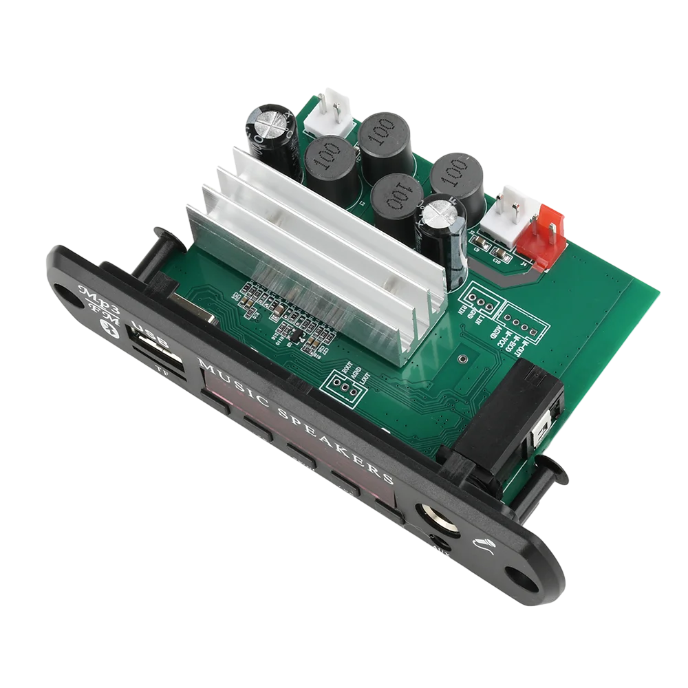 DC 6-24V MP3 JQ-D171BT/JQ-D169BT Bluetooth Decoder Board Audio Decoding Module Power 2*80W with Power Amplifier Speaker Decoder Quake