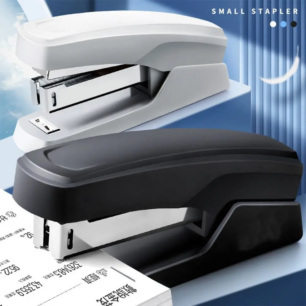 Use 24/6 Staples Stapler Mini Portable Effortless Stapling Machine Labor-saving Large Size Manual Binding Tool Office School Quake