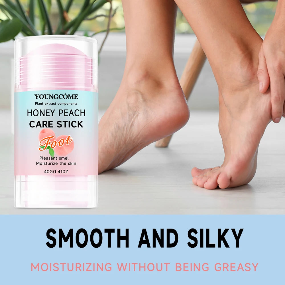  Honey Peach Care Foot Stick Deodorant Stick Anti Sweating Keep Drying Fragrance RemoveFoot Odor Foot Refresh Sticks Quake