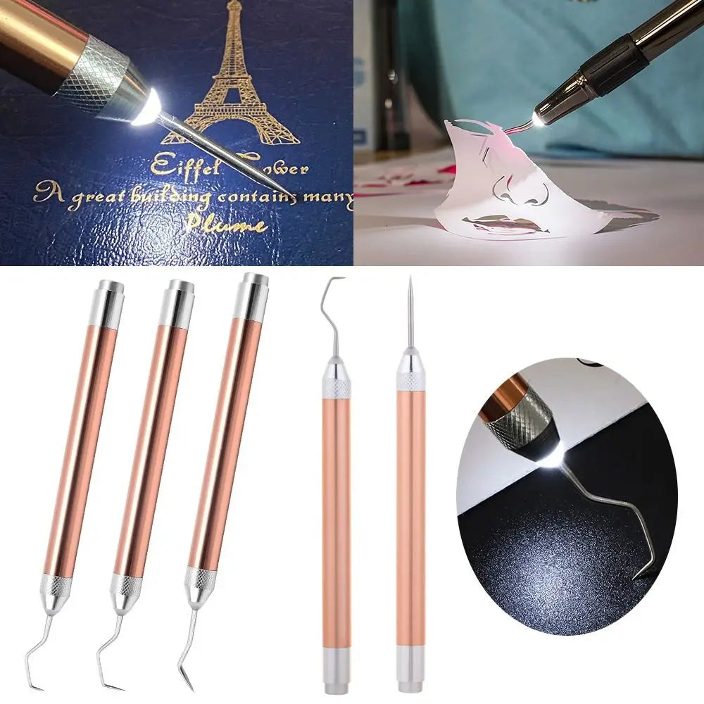 Portable Handheld DIY Carving Tool Iron-on Project Cutter Weeding Pen With Hooks Vinyl Weeding Pen Installation Quake