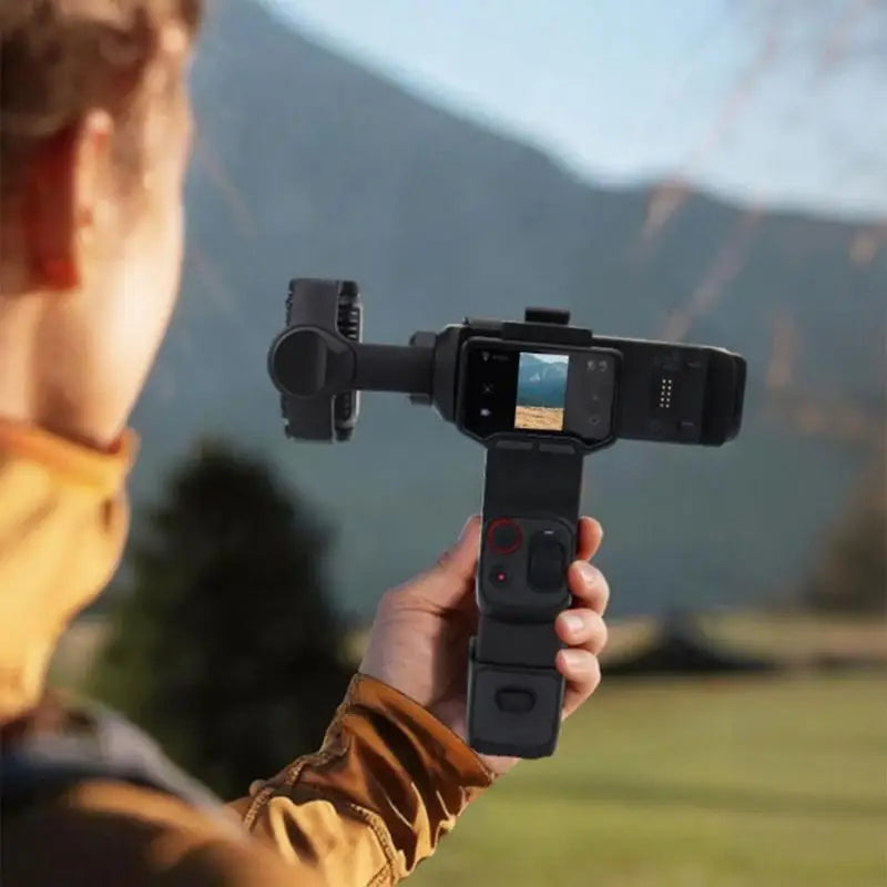 Vertical Video Camera Mount with Contact and Thread Port for Travel Recording, Live Use, and Vlog Workflows K1KF Quake