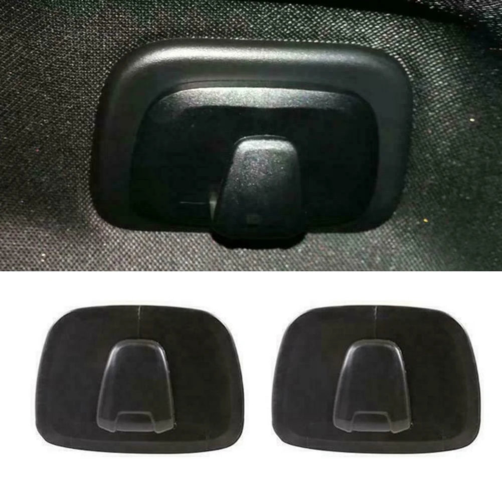 2pcs Car Hanger Hooks Rear Row For Volvo 18-20 Model XC40 XC60 XC90 16-20 Auto Roof Hook Interior Car Clothes Hanger Hook Quake black