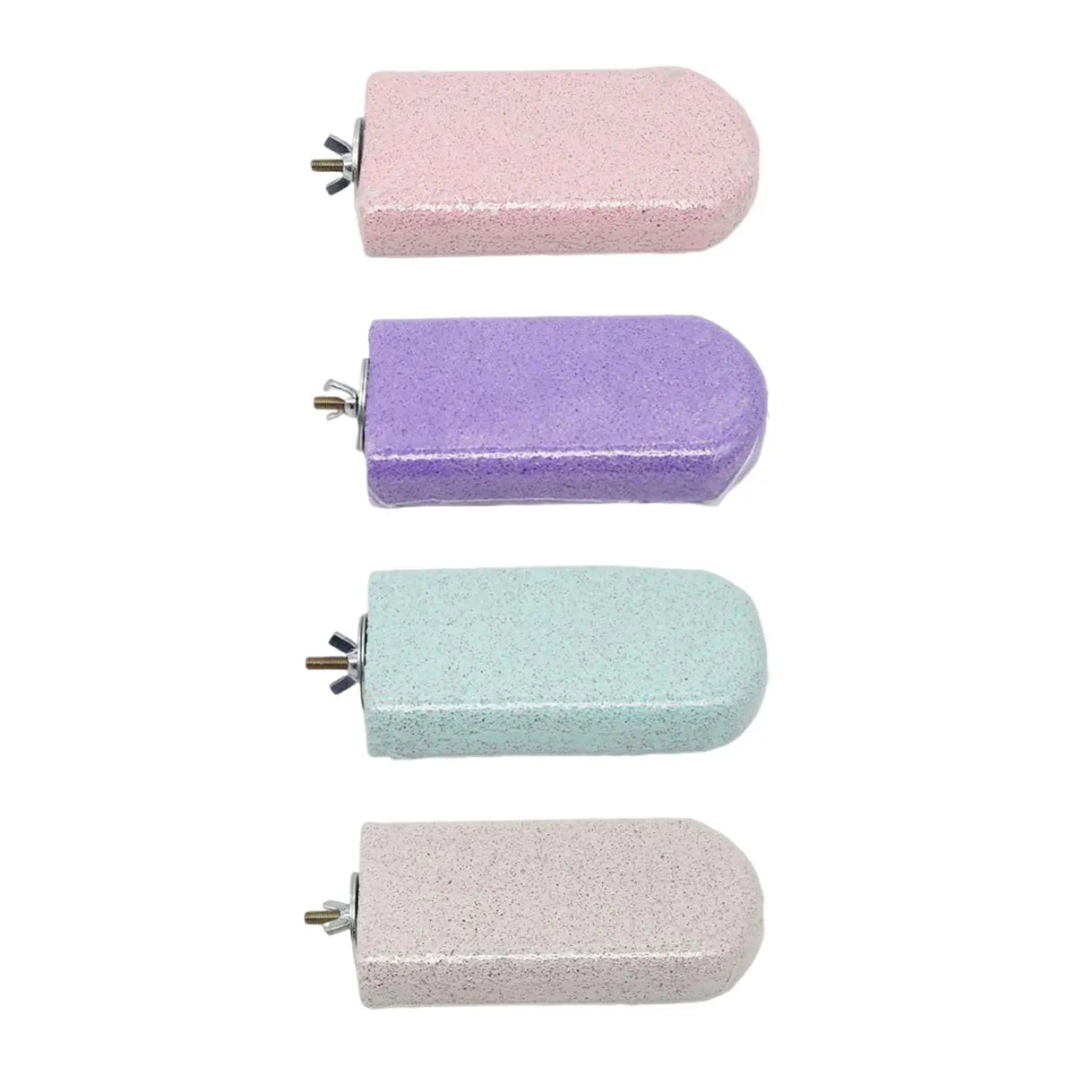 Bird Perch Parrot Stand Toy Groomer Beak Grinding Stone for Macaws, Finches, And Parrots Grooming Quake