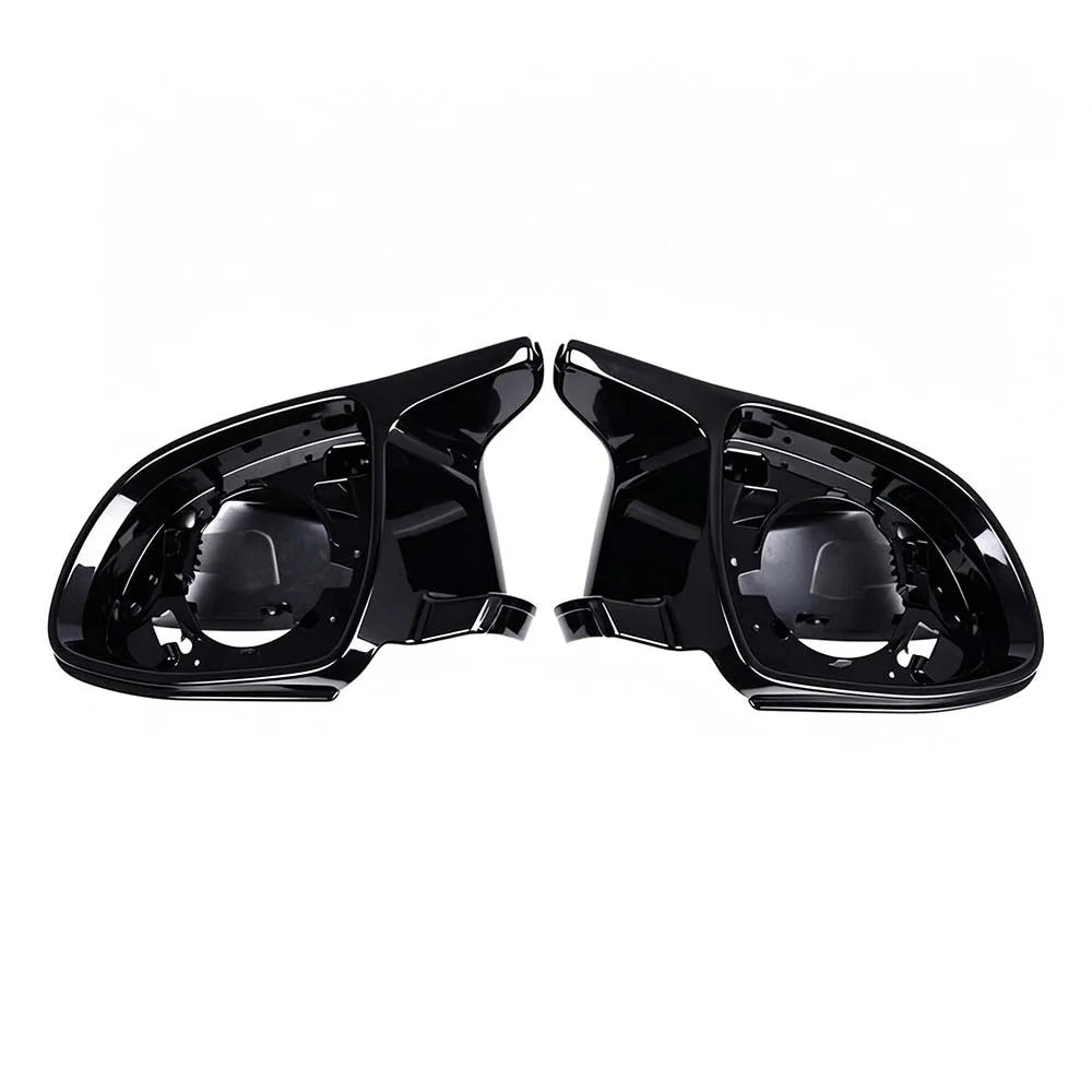 4Pcs/Set LHD For BMW X3 iX3 G01 G08 X4 G02 X5 G05 X6 G06 X7 G07 Black Rear View Side Mirror Cover Cap Shell Case Car Replacement Quake