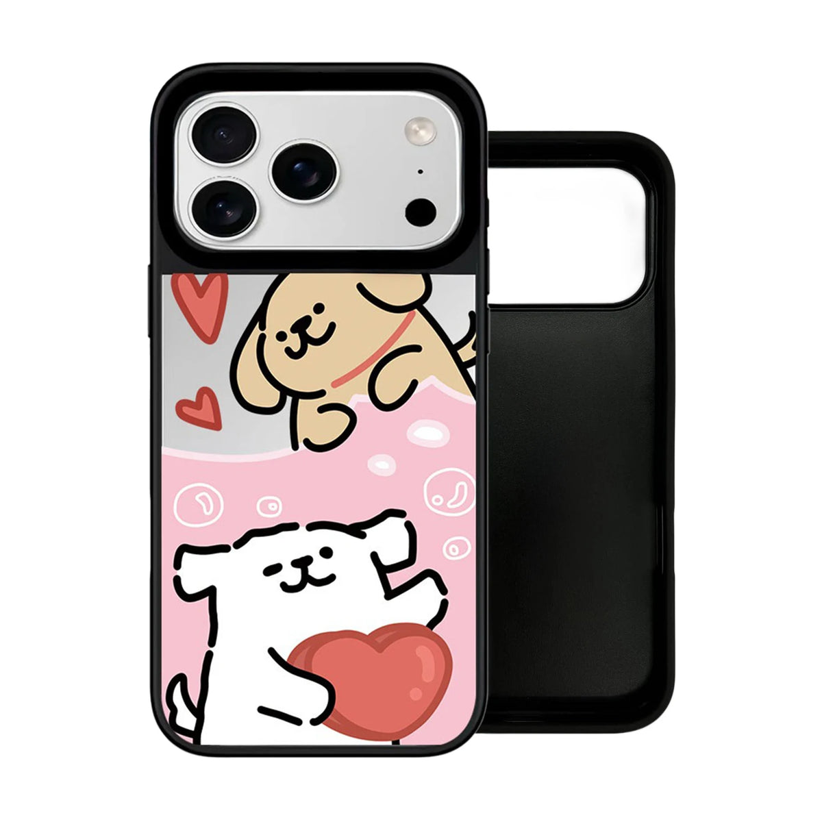 609077 Mirror Surface Magnetic Phone Case Cover for IPhone 13 14 15 16 17 18 Pro Max Case Quake mirror (no magsafe) iPhone17