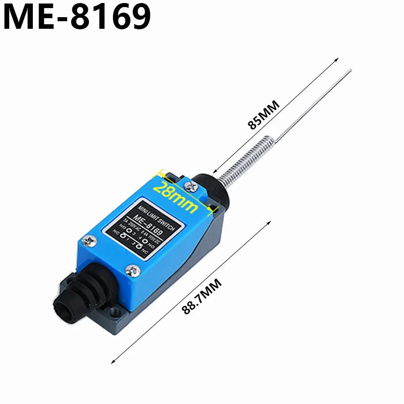 ME ME-8108 limit switch Rotary Adjustable Roller Mini Limit Switches TZ-8108 AC250V 5A NO NC 8108 8104 8111 8112 8122 8166 9101 Quake ME-8169