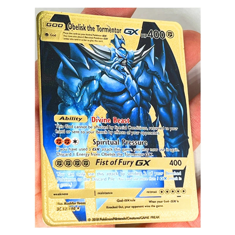 Yu-Gi-Oh TCG 25th Anniversary God Cards Blue-Eyes Japanese Version English Version Obelisk Slifer Anime Collection Homemade DIY Quake 109