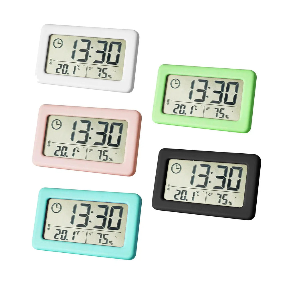 Modern Digital Clock Temp LCD Display Mute Desktop Bedroom Study Room Quake