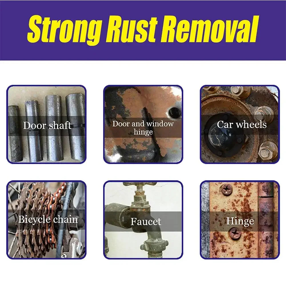 50/100ml High-end Universal Car Anti-Rust Remover Parts Maintenance Agent Cleani Derusting Spray Cleaner Metal Rust Remover Quake
