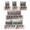 33Pcs Security Bit Steel with Extension Bit Holder, Tri Wings Torq Screwdriver Quake Default Title