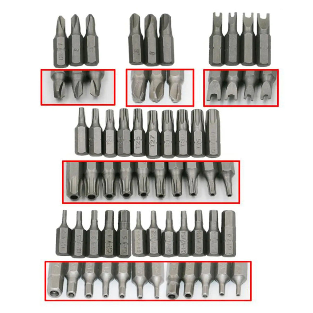 33Pcs Security Bit Steel with Extension Bit Holder, Tri Wings Torq Screwdriver Quake Default Title