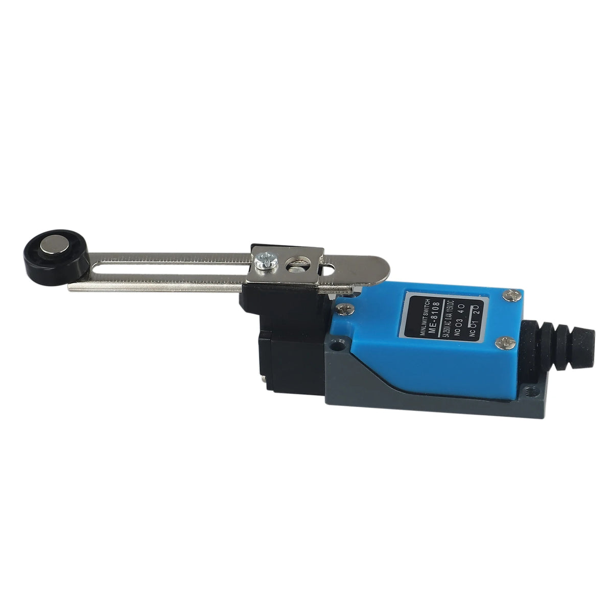 IP65 Waterproof Travel Switch ME-8108 Limit Sensor Switch Limit Switch Rotary Adjustable Roller Lever Arm Travel Switch 1NO1NC Quake