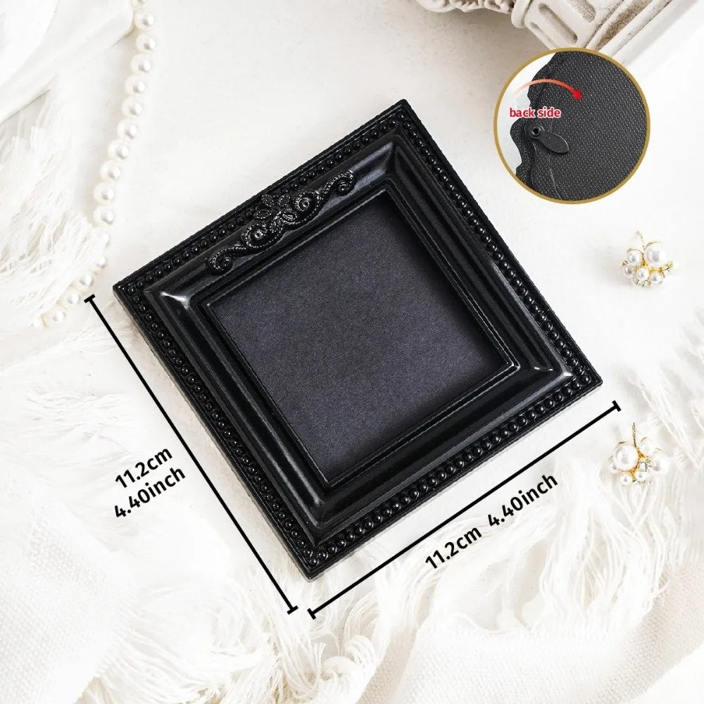 Hanging Mini Photo Frames Photographic Props Wall Space DIY Vintage Picture Frame Resin Baroque Ornate Decorative Frames Quake A64
