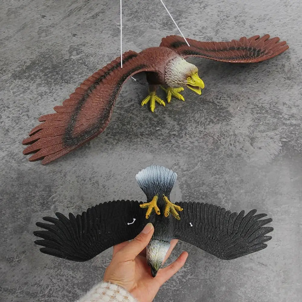 Waterproof Simulated Eagle Model 3D Animals Figures Simulation Bird Scarer Realistic Education Ornament Quake