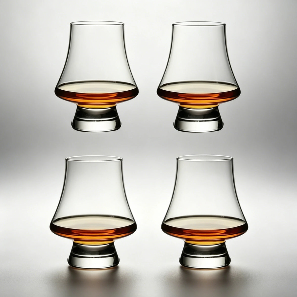 YWDL 250ml Lead Free Crystal Whiskey Glasses Scotch Bourbon Tasting Glass Set Glass Tumbler For Whisky Cognac Brandy Cocktail Quake 4PCS 250ml