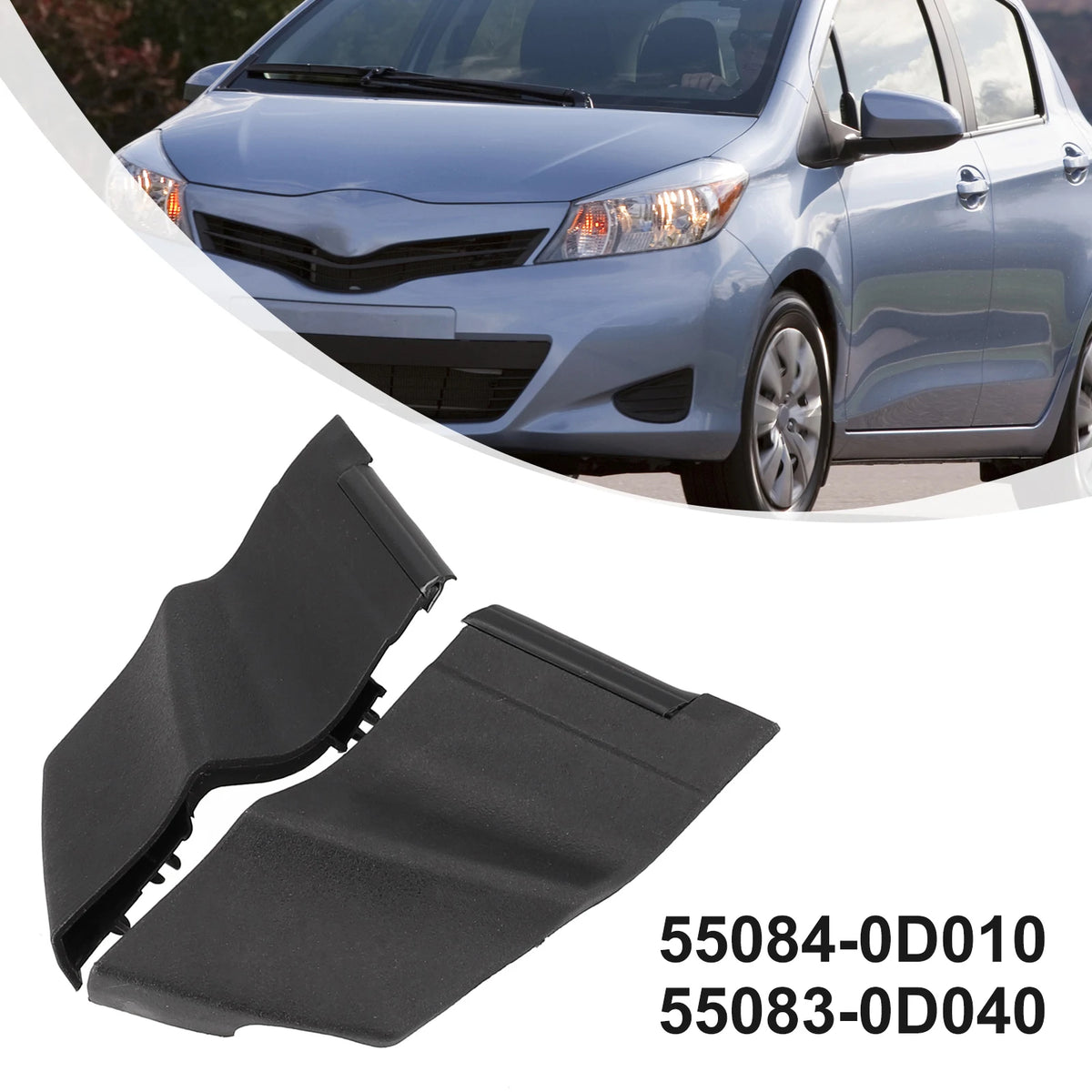 Brand New Windshield Cover Windshield Cover For Toyota For Yaris 4-Door 2006-2010 Plastic Windshield Wiper Side Quake