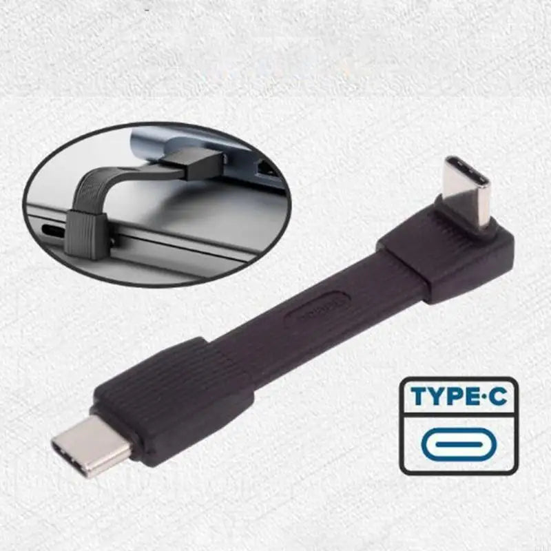 Portable USB5 Hard Drive Enclosure Type C Cable Data Transfer Cable for Full Compatibility Systems Offering Fast Speed K1KF Quake