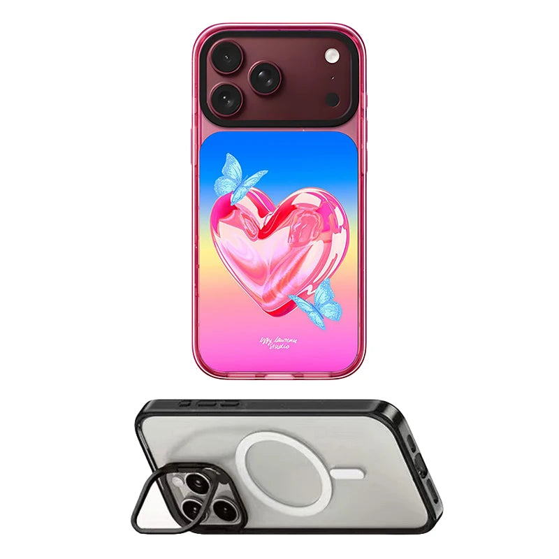 6092076 Impact Case - Mirror / Glaze Magnetic Cover: Compatible with IPhone 18 17 Pro Max 18Pro Quake