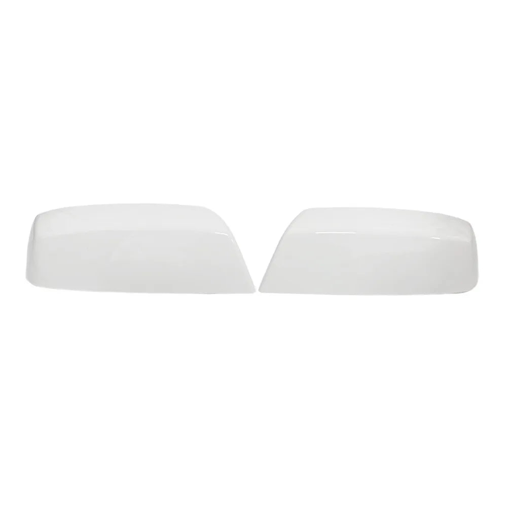 For Chevrolet Silverado GMC Sierra 1500 2500 3500 2014-2018 2x Car Replacement Rearview Side Mirror Cover Wing Cap Case Trim Quake White