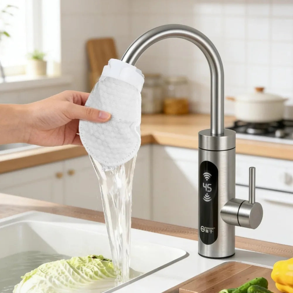 Thickened Faucet Filter Bag with Strap Nylon Mesh Rust Impurity Removal Water Purification Bag Kitchen Bathroom Sink Accessories Quake