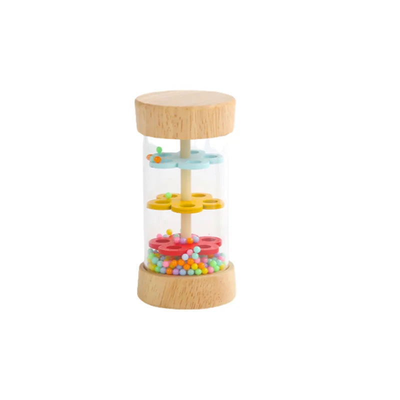 Wooden Rain Stick,Wooden Rain Sound Tube Instrument Rain Maker Musical Instrument Music Shaker Toy Hearing Enlightenment Toys Quake S