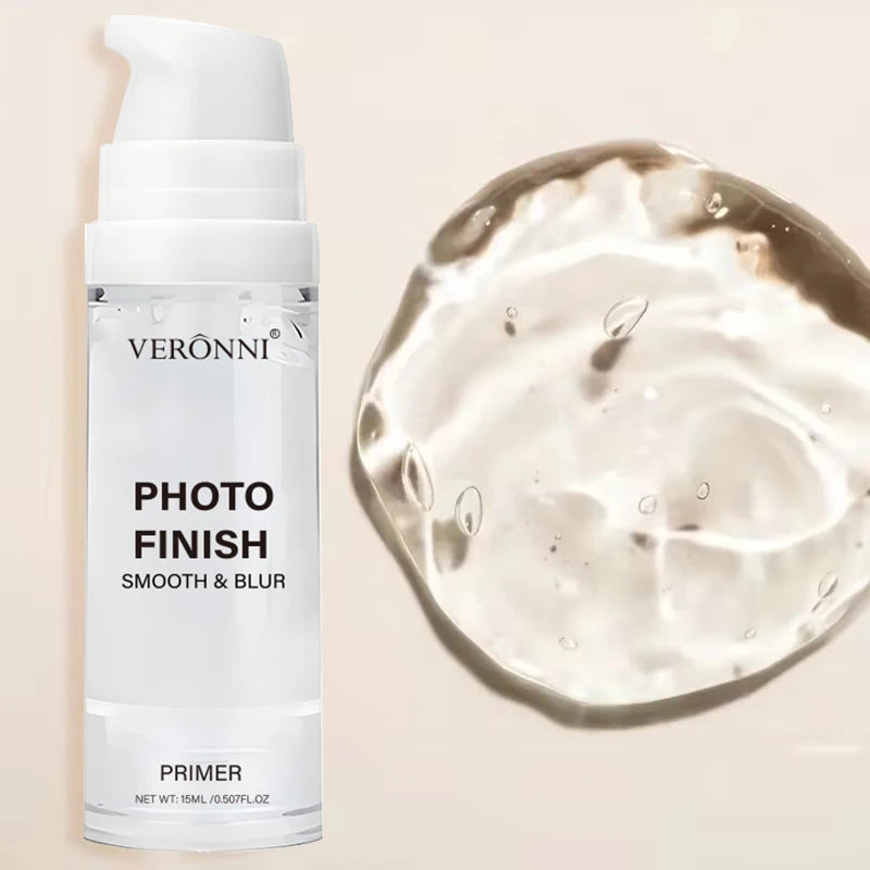 VERONNI Long-lasting Moisturizing Primer-Smooth,Moisturizing,Matte to Make Create Bright White Skin Face Base Makeup Cosmetics Quake