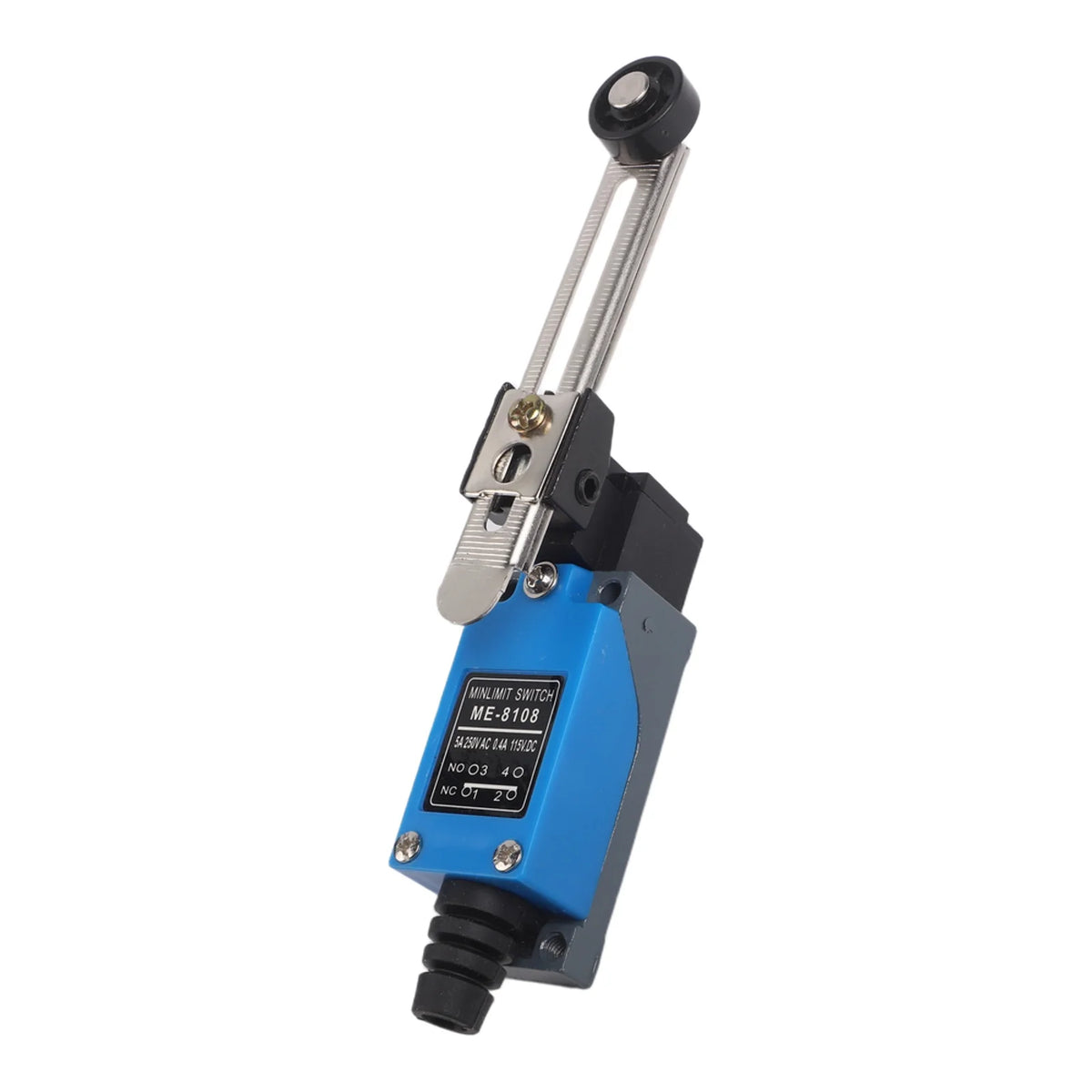 IP65 Waterproof Travel Switch ME-8108 Limit Sensor Switch Limit Switch Rotary Adjustable Roller Lever Arm Travel Switch 1NO1NC Quake Default Title
