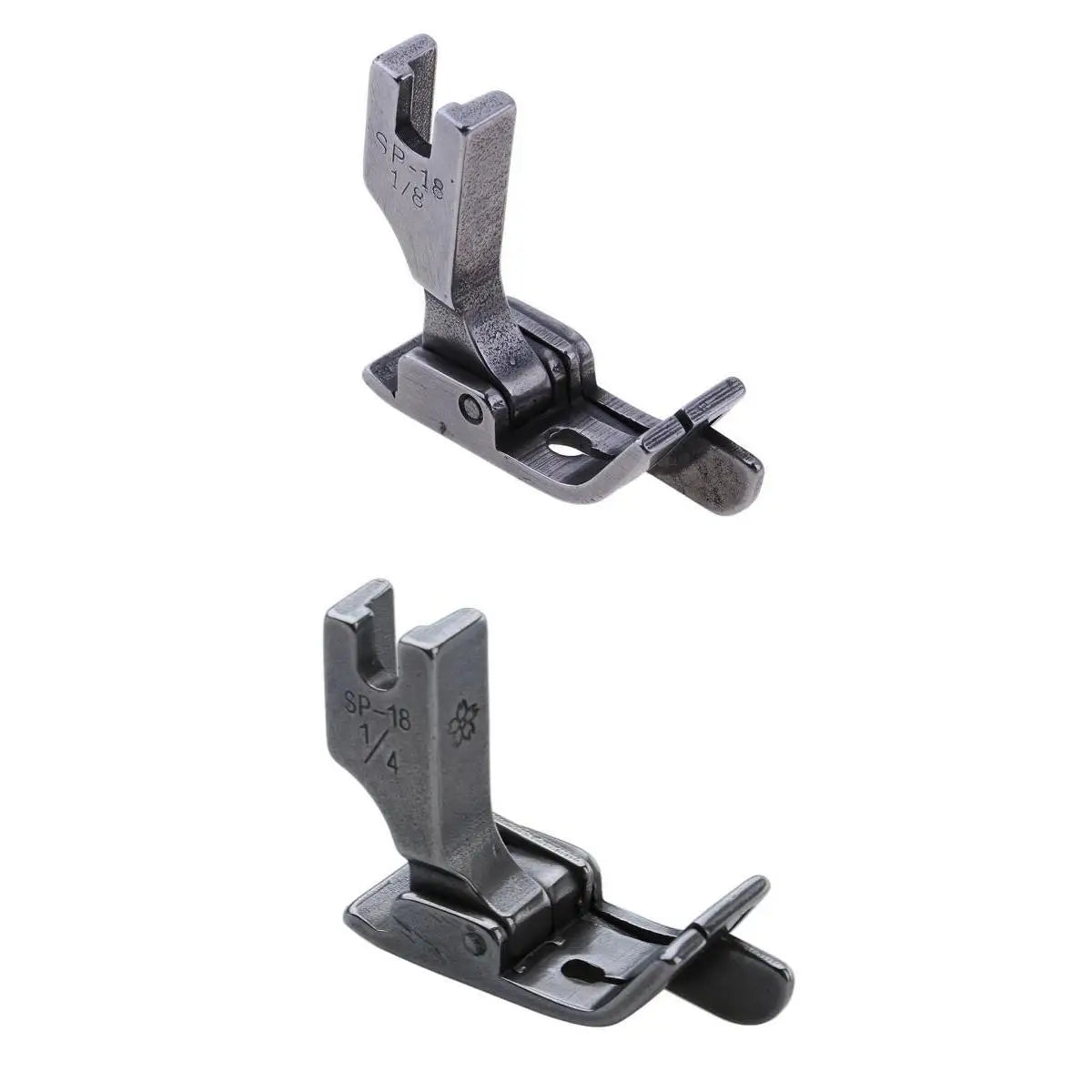 Durable Steel Presser Foot Industrial Sewing Machine Accessory with Right Guide for Accurate Sewing Quake