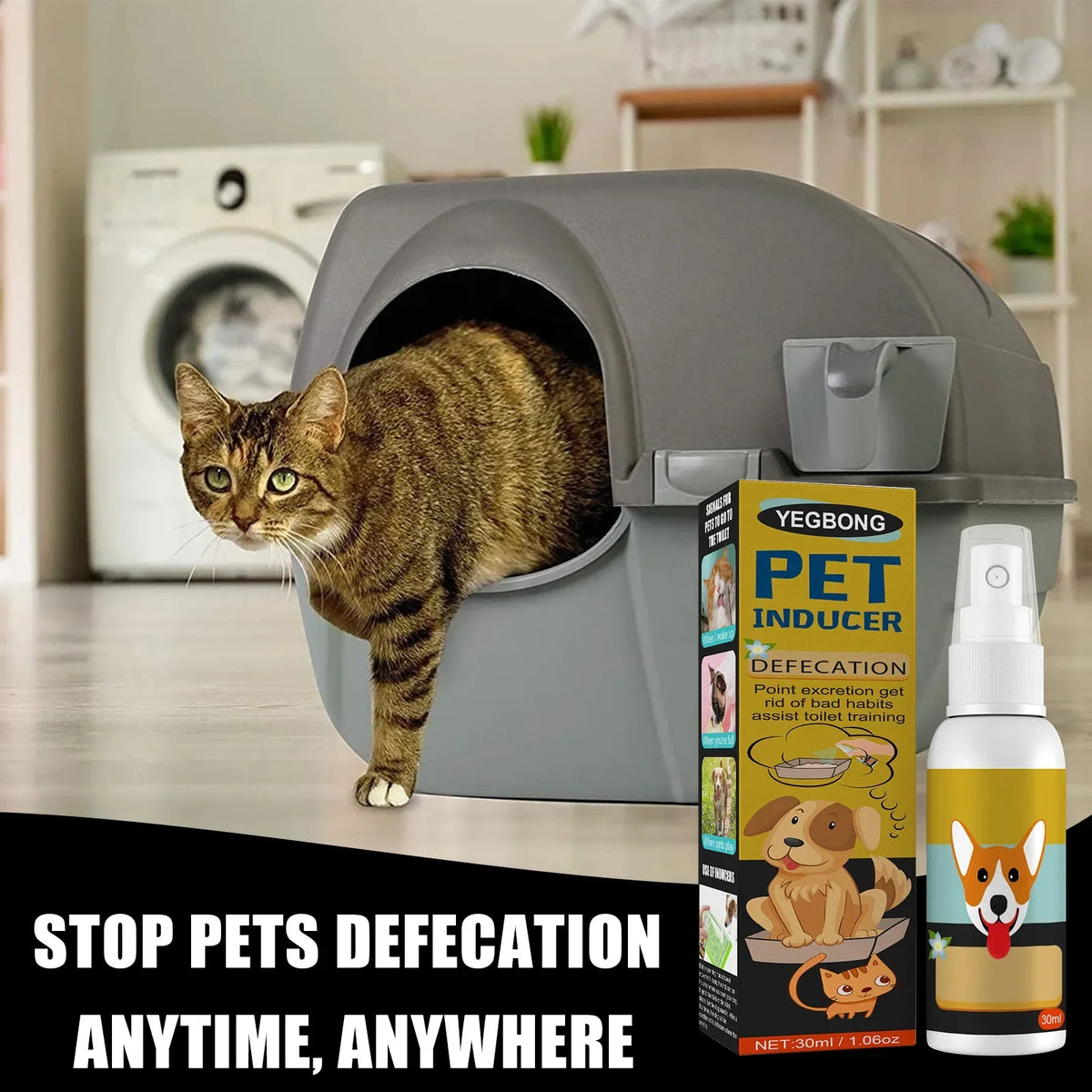 Dog Potty Training Spray Cats Kitten Outdoor Urine Poops Stool Location Helps Puppies Toilet Pet Positioning Defecation Inducer Quake