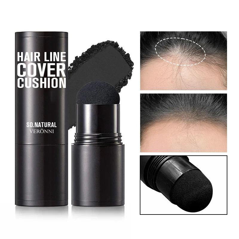 Instant Hairline Powder, Fast Covering Hair Root Concealer, Eyebrow and Beard Lines, and Long-lasting Wind and Sweat Resistant Quake