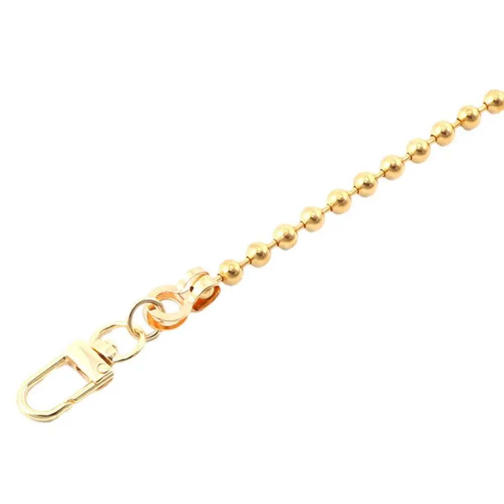 Fashion 120cm Bag Chains Replacement Metal Alloy Handbag Handle Chain Purse Chain Belt Quake 120cm gold type D