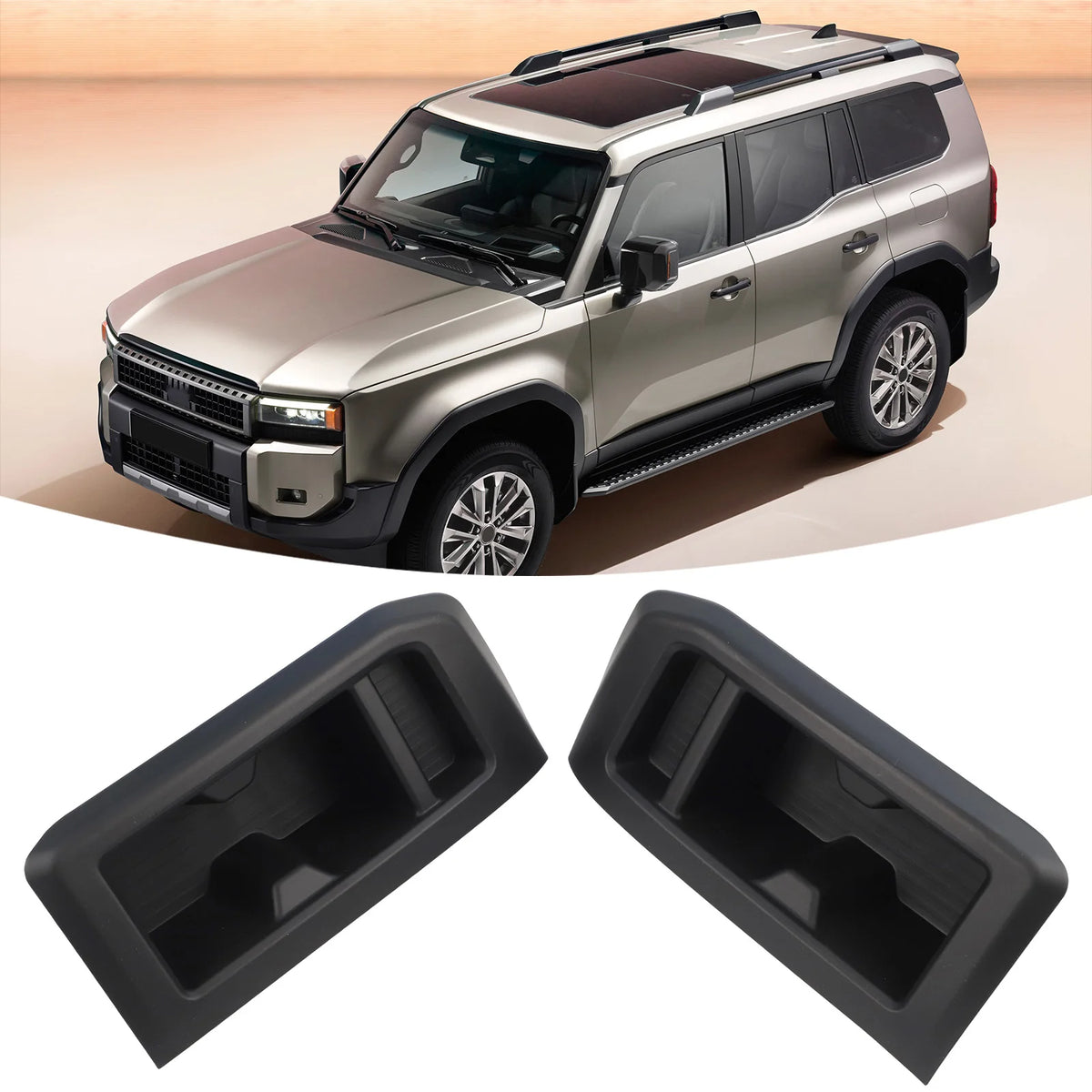 For Toyota Vehicle Interior Accessory Rear Seat Silicone Holders Compatible with Twenty Four and Twenty Five Models Quake A