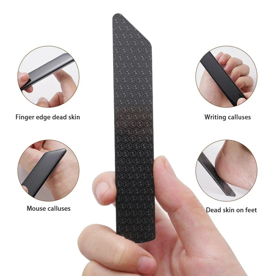vvocci Nano Foot File for Calluses & Dead Skin Removal - Pedicure Grinding File for Hands & Feet, Reusable Nail Care Tool Quake