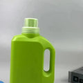 500ml PE Plastic Empty Bottle With Handle Screw Cap Liquid Fertilizer Laundry Detergent Refillable Jar Quake Green